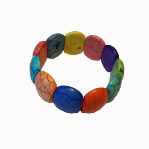 Multi Colored Stone Bracelet